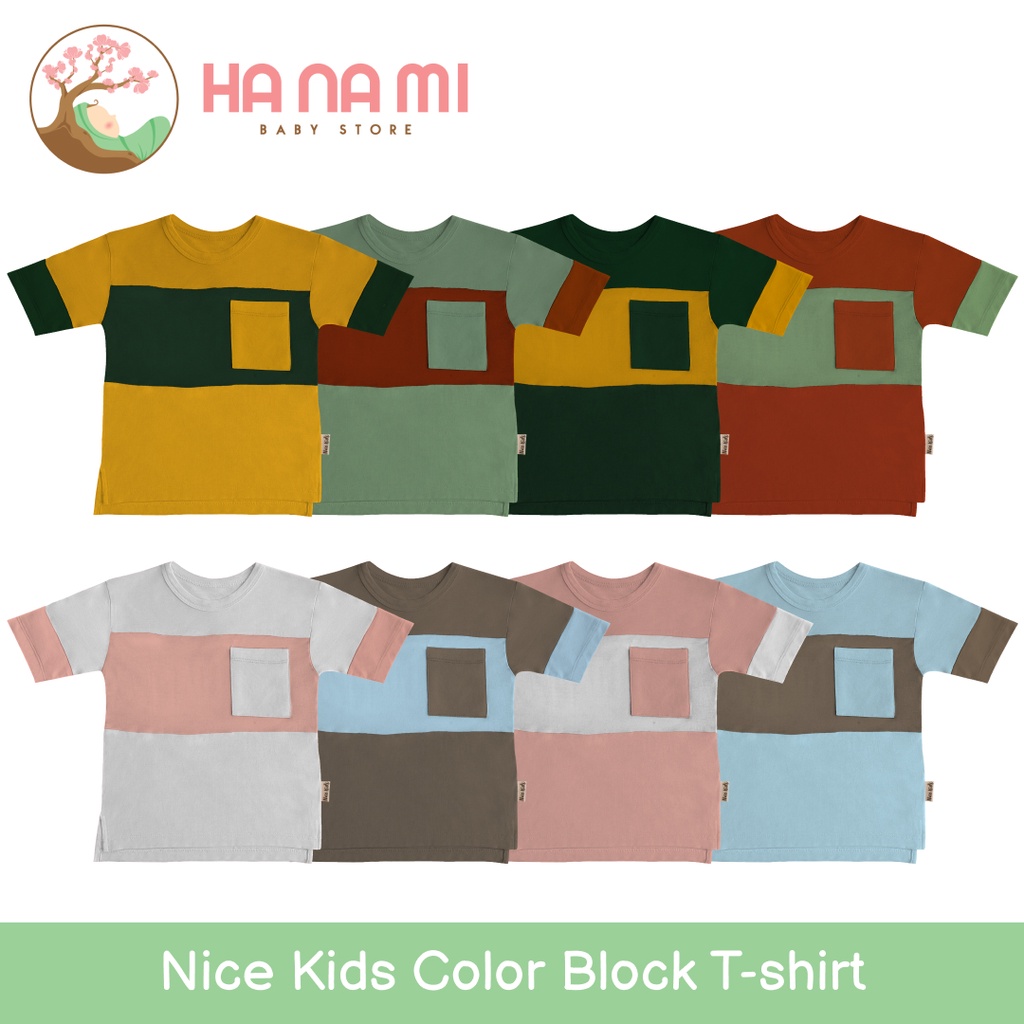 Nice Kids Color-Block T-Shirt - Kaos Anak 1-4 tahun