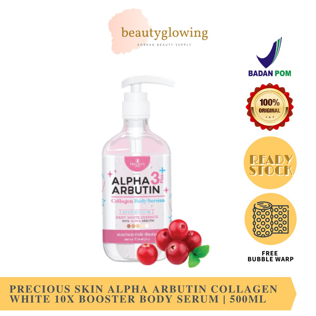 [BPOM] PRECIOUS SKIN ALPHA ARBUTIN COLLAGEN WHITE 10X BOOSTER BODY SERUM 500ML