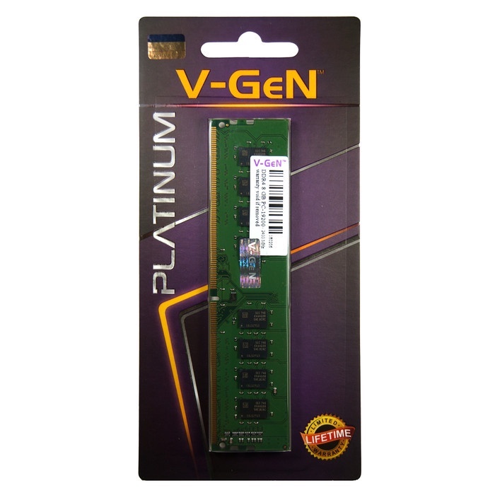 RAM V-GEN DDR4 8GB PC19200 PLATINUM VGEN RAM PC KOMPUTER DESKTOP