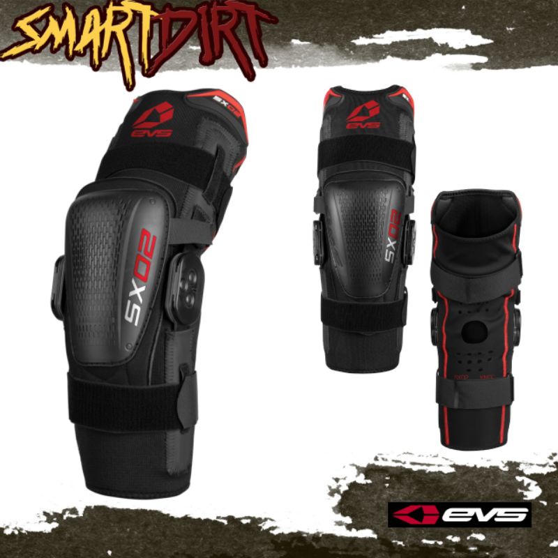 KNEE PROTECTOR EVS SX02 SINGLE. KNEE BRACE PELINDUNG LUTUT EVS SX02