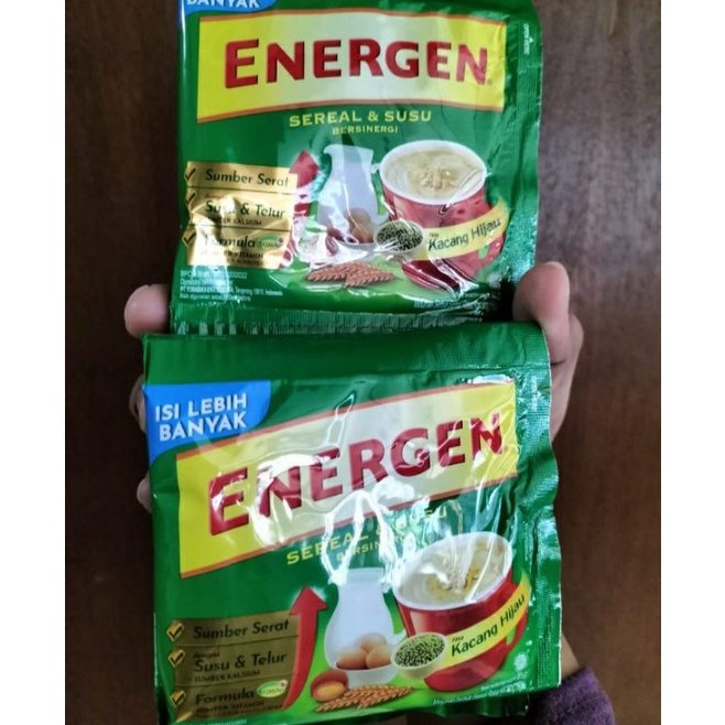 

Energen Kacang Hijau Renteng / Sereal Susu Energen