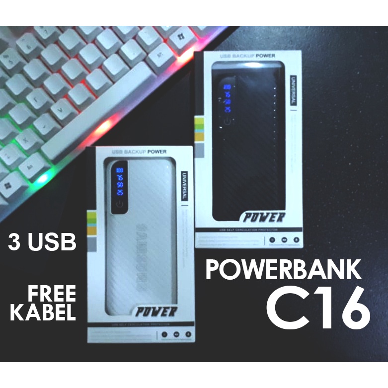 PowerBank Samsung C16 3USB 16800mAh