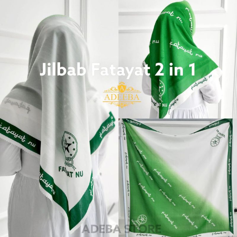 JILBAB FATAYAT NU PREMIUM 2 IN 1