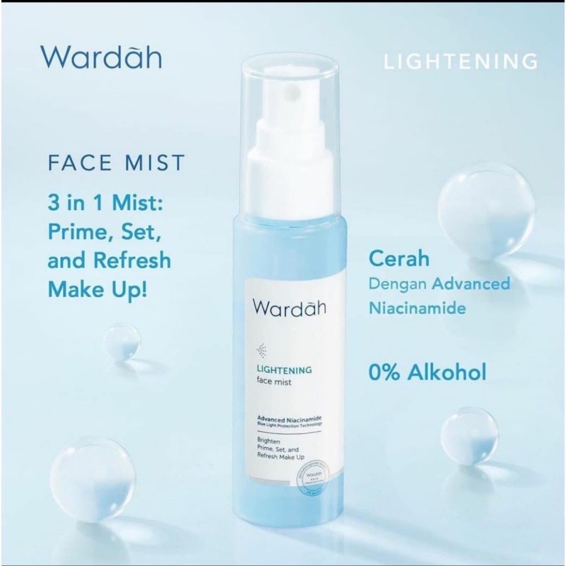 WARDAH FACE MIST LIGHTENING 3in1