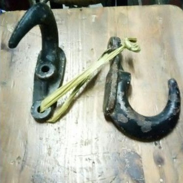 tanduk tarikan bumper bemper depan original copotan Jeep CJ7