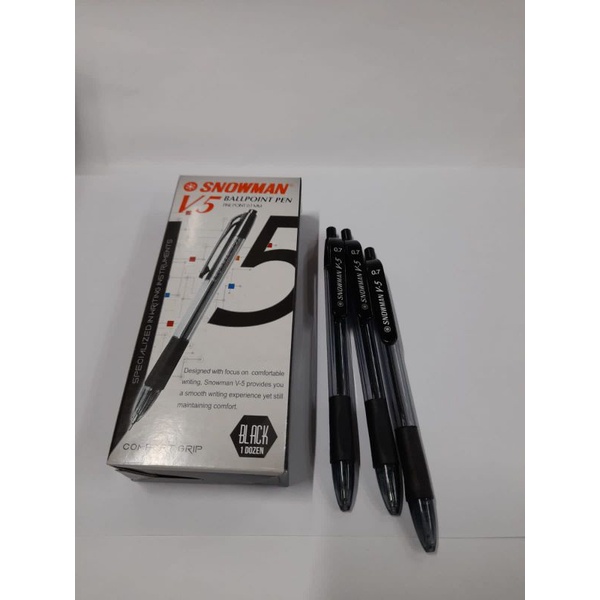 

pulpen SNOWMAN V5 0.7 hitam