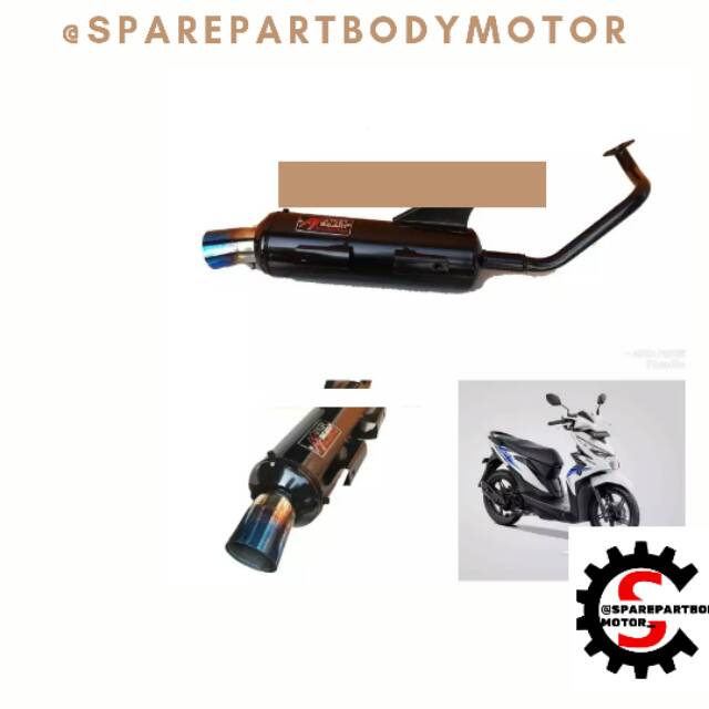 KNALPOT MBERR+CORONG BEAT FI/BEAT KARBU BEAT STREET