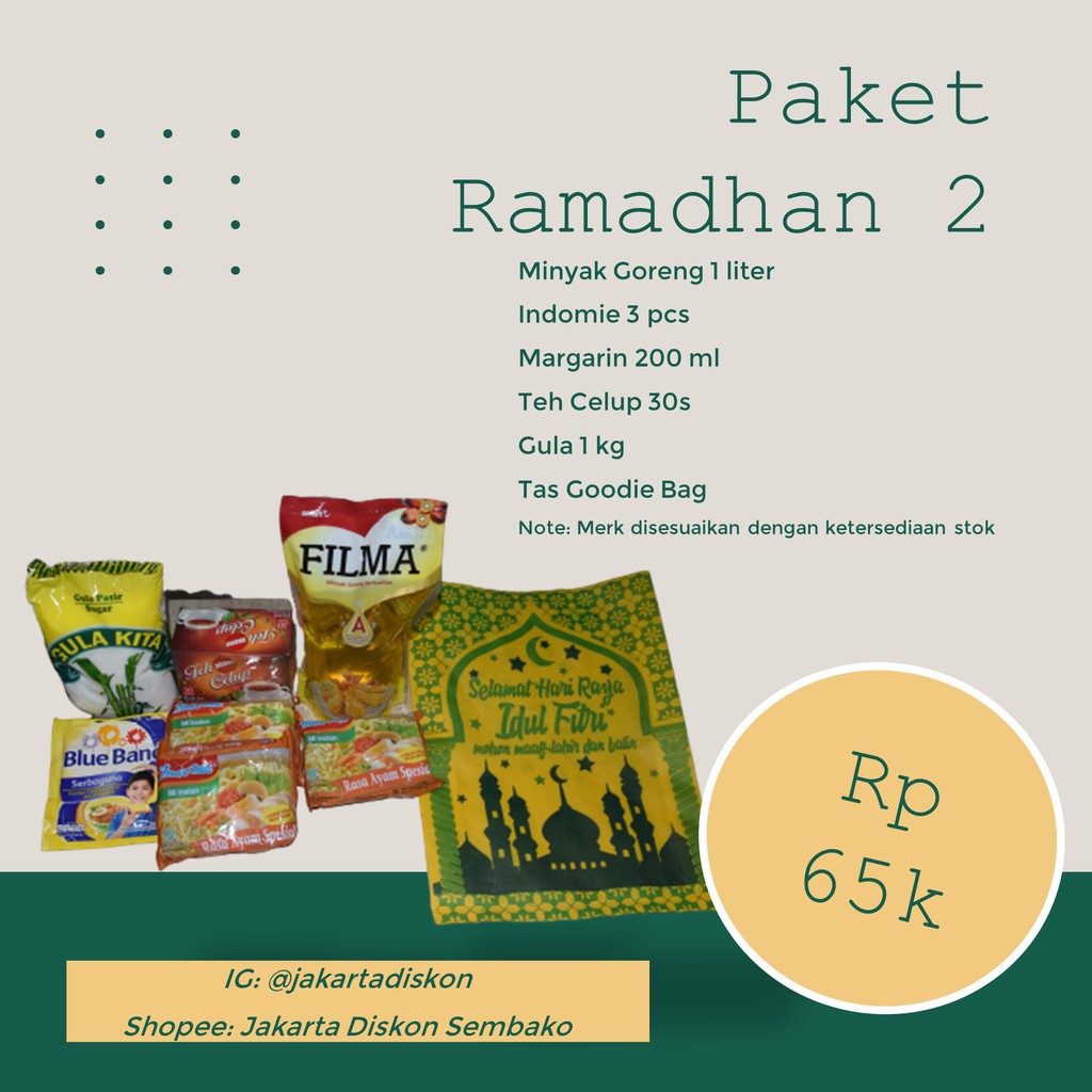 

PROMO PAKET PARCEL LEBARAN SEMBAKO MURAH - PAKET RAMADHAN 2
