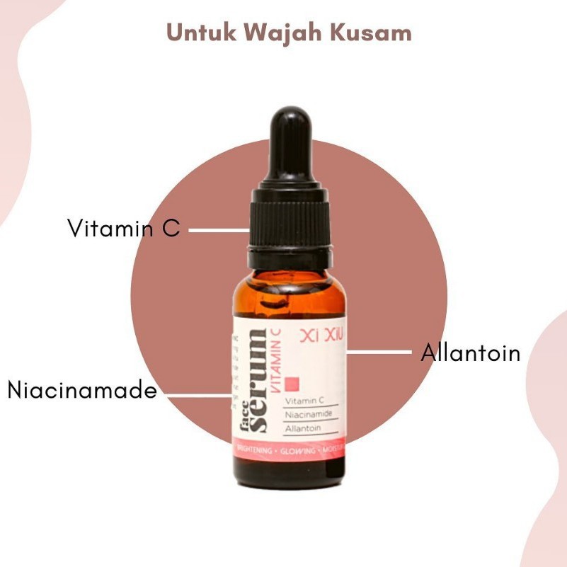 XIU XIU Face Serum Vitamin C &amp; Anti Acne | Xixiu Serum Wajah by AILIN