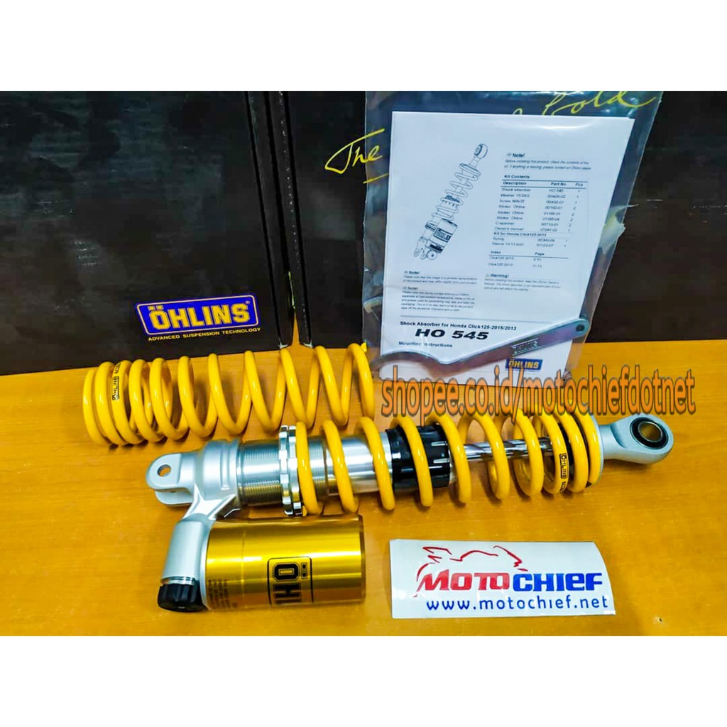 Shock Shockbreaker Ohlins Vario 150 Beat Scoopy 100 Original Shopee Indonesia