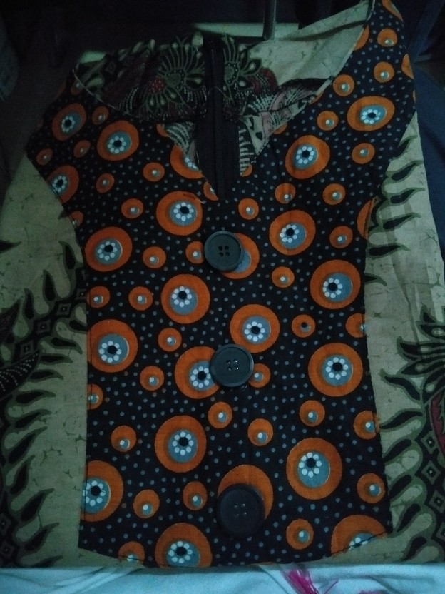 Atasan Baju Batik Fashion Wanita Muslim Tunik Super Jumbo Xxxl 3l 4l 5l Ld 140 Oversize Modern Modis