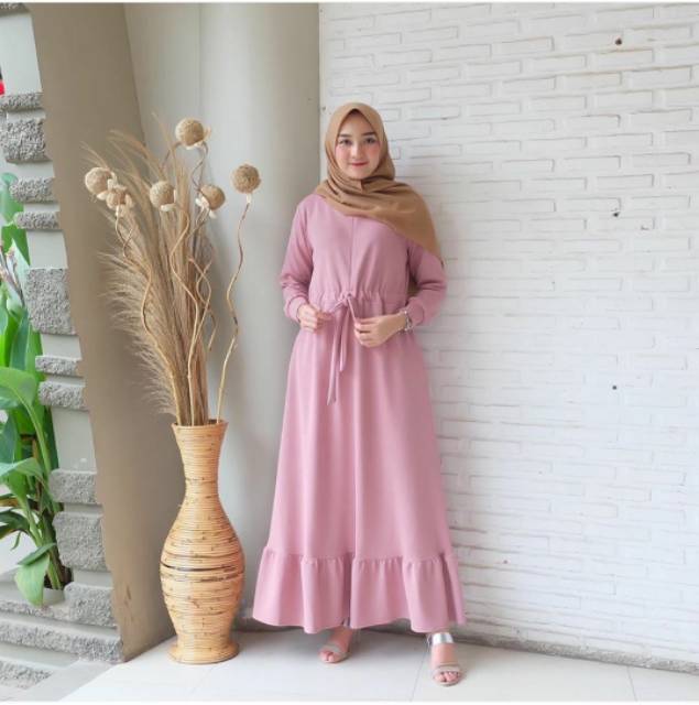 [ 1 kg muat 3 pcs ] Gamis Amora