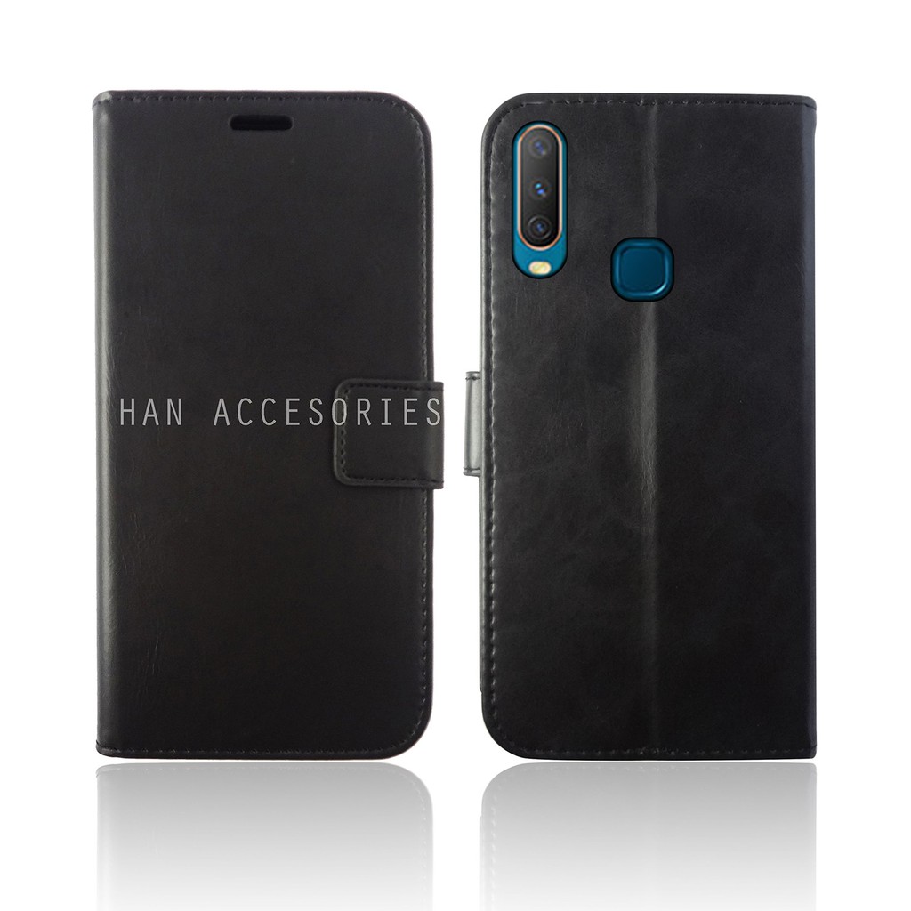 VIVO Y12/Y15/Y17/Y19 Original Fashion Selular Flip Leather Case - Flip Cover