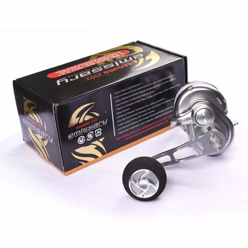 Reel jigging OH maguro emissary 500H / 500HL pilih ukuran