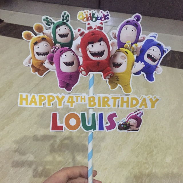 Cake topper oddbods