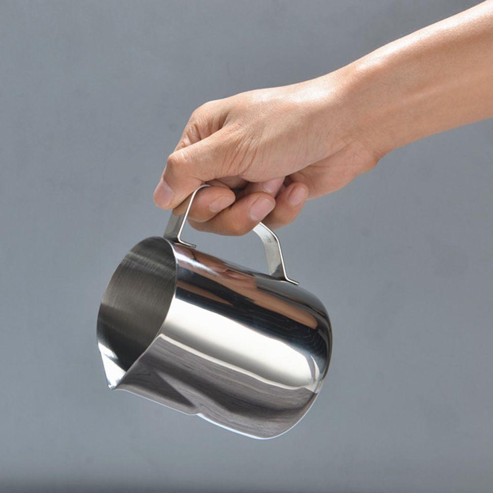 Preva Milk Frothing Mug Peralatan Minum Cairan Ukur Wadah Busa Stainless Steel