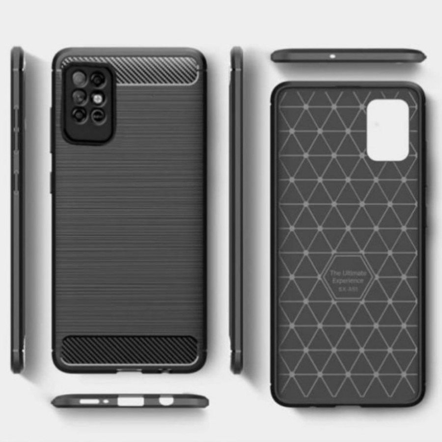 INFINIX NOTE 8 NOTE 7 NOTE 7 LITE Silicon Carbon Slim Fit Soft Case Premium