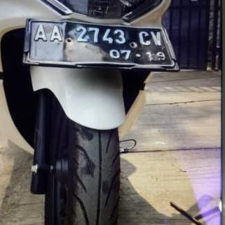 Breket Plat Nomor Atau Pangkon Plat Nomor Pcx Model Kumis Besi Bulat