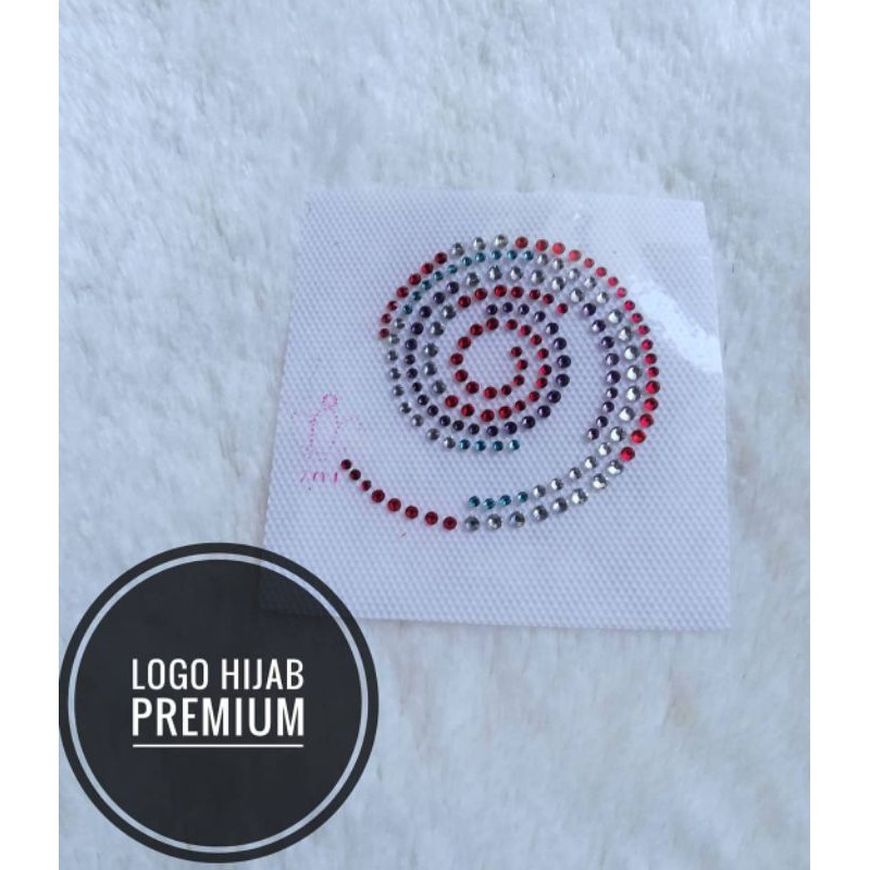 logo hotfix Khimar hijab nama premium