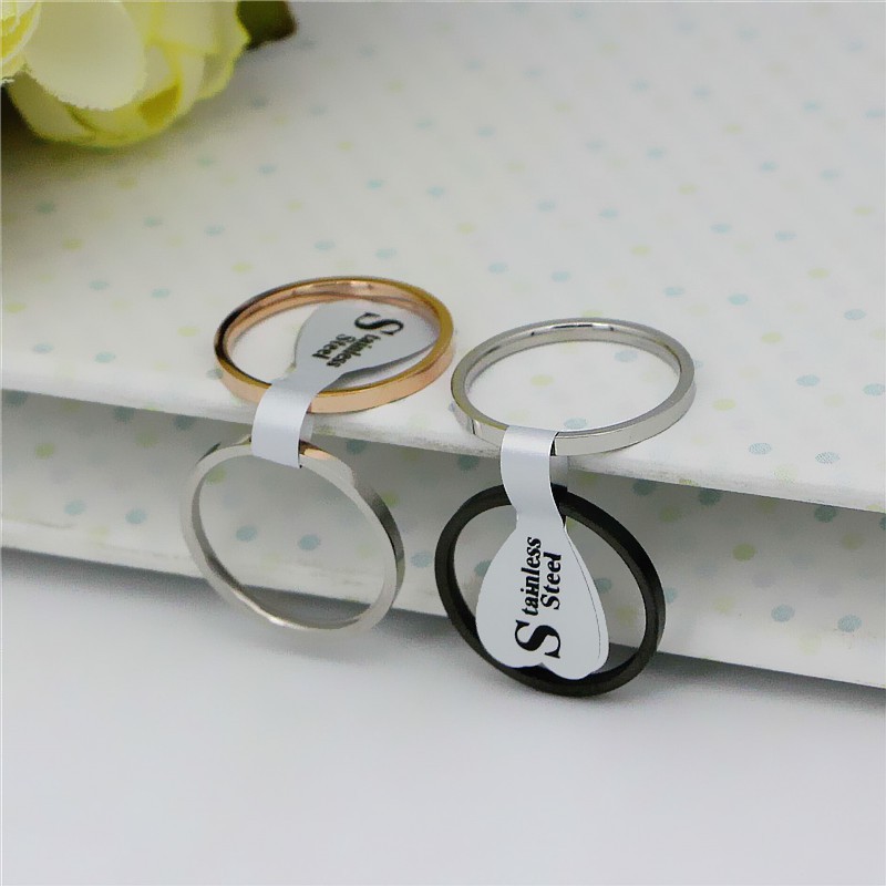 Cincin Titanium Mini Korea Wanita 2in1 CK055 set midi fashion ring trend masa kini finishing bagus