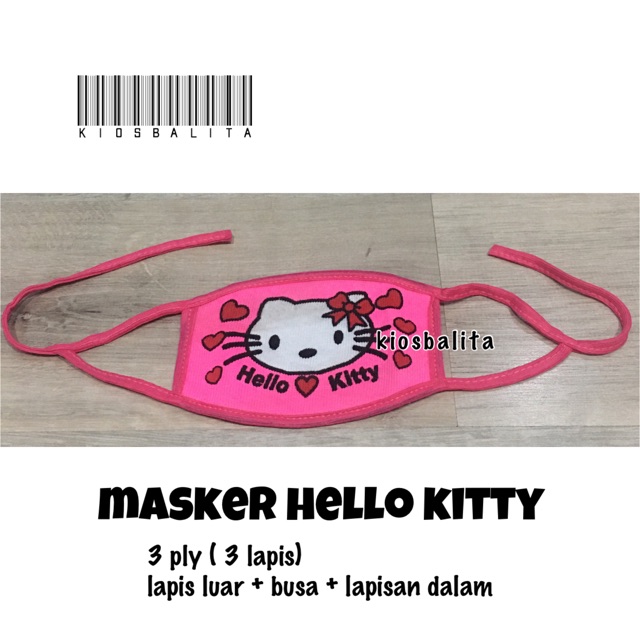 MASKER ANAK KARAKTER 3 PLY ( 3 LAPIS) / MASKER MULTIFUNGSI ANAK REMAJA