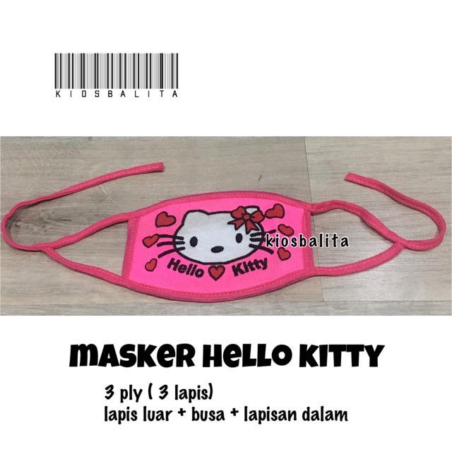 MASKER ANAK KARAKTER 3 PLY ( 3 LAPIS) / MASKER MULTIFUNGSI ANAK REMAJA