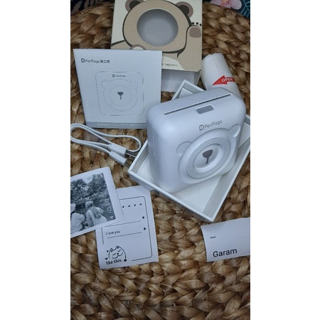 PERIPAGE A6 PRINTER MINI  BLUETOOTH THERMAL || PRINTER TANPA TINTA [SECOND]