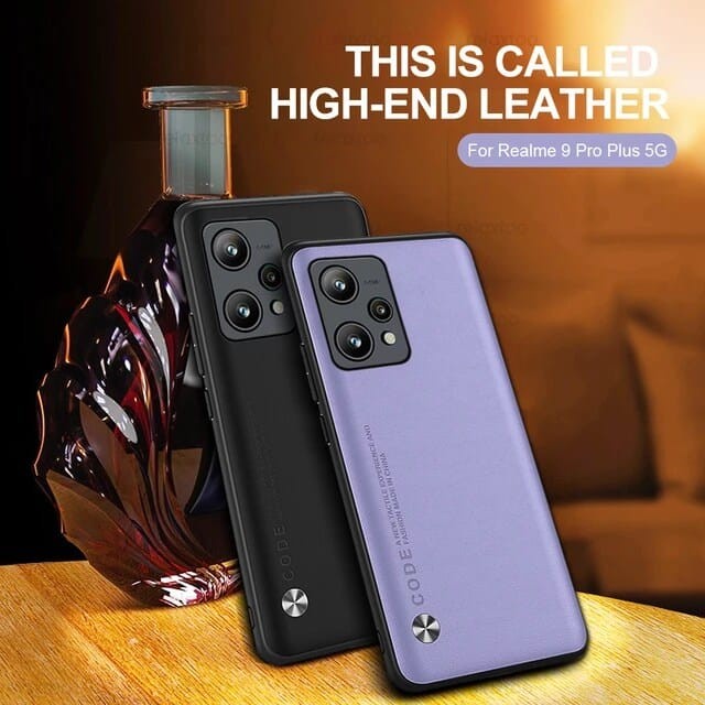 REALME 10 PRO 10 PRO PLUS 10 4G / 9 4G / 9i / 9 PRO / 9 PRO PLUS SOFT CASE VEGAN LEATHER