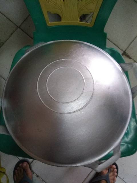 Wajan kuali penggorengan Aluminium No 14 15 dan 16