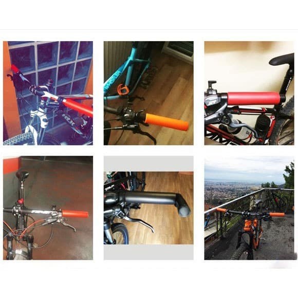 Handgrip Sepeda Sporty Bahan Silikon Bike Handlebar Grip - STD