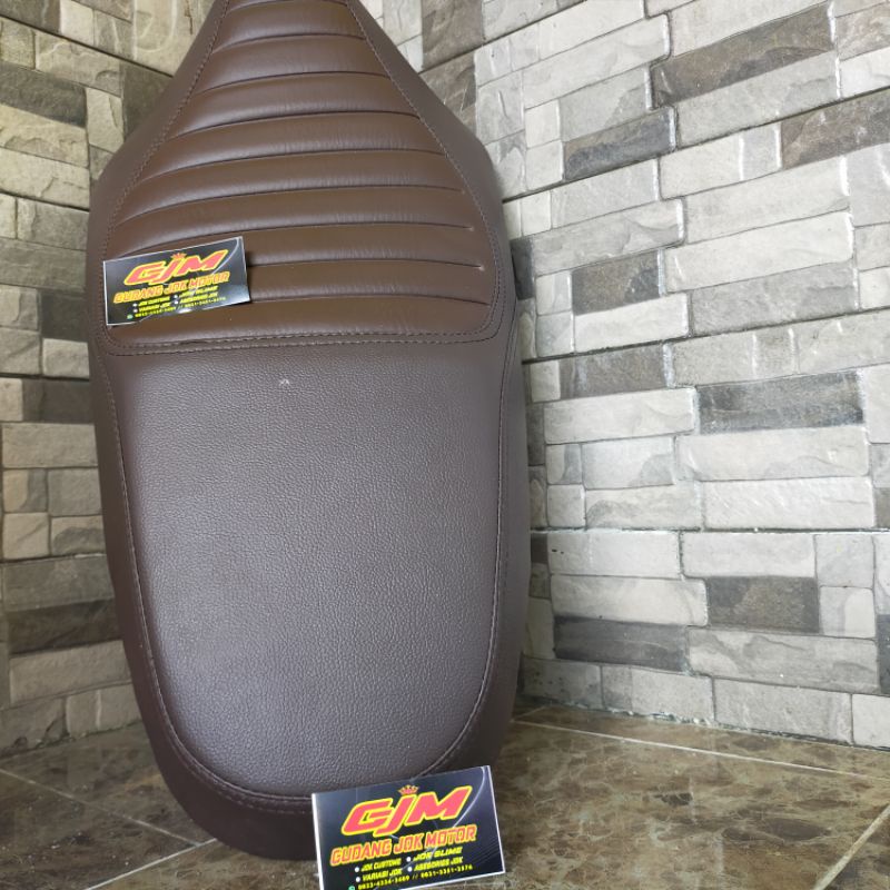 Jok Scoopy karbu-Jok scoopy fi double seat-Jok scoopy caferacer