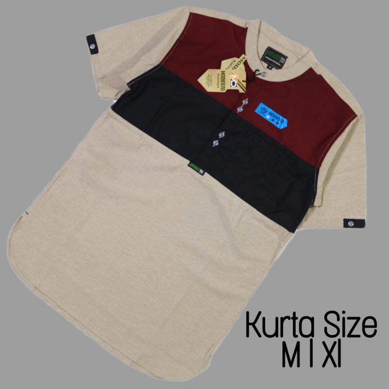 Kurta Pakistan Kombinasi Abu