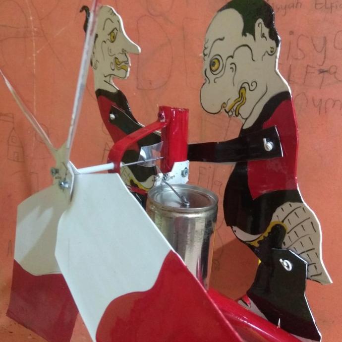 mainan kincir angin Khas jogja gareng petruk