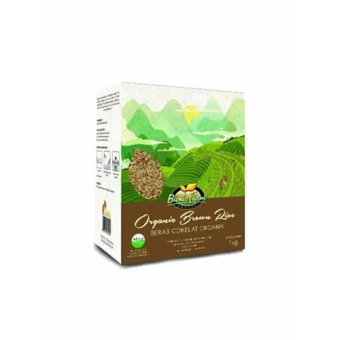 

KETAN-BERAS- BIONIC FARM ORGANIC BROWN RICE 1 KG BERAS COKELAT ORGANIC -BERAS-KETAN.
