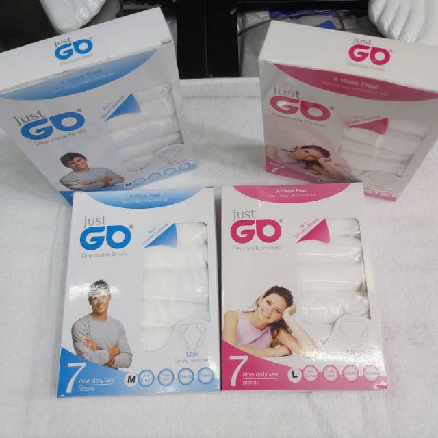  Celana  kertas  just go pengganti celana  dalam  sekali pakai 