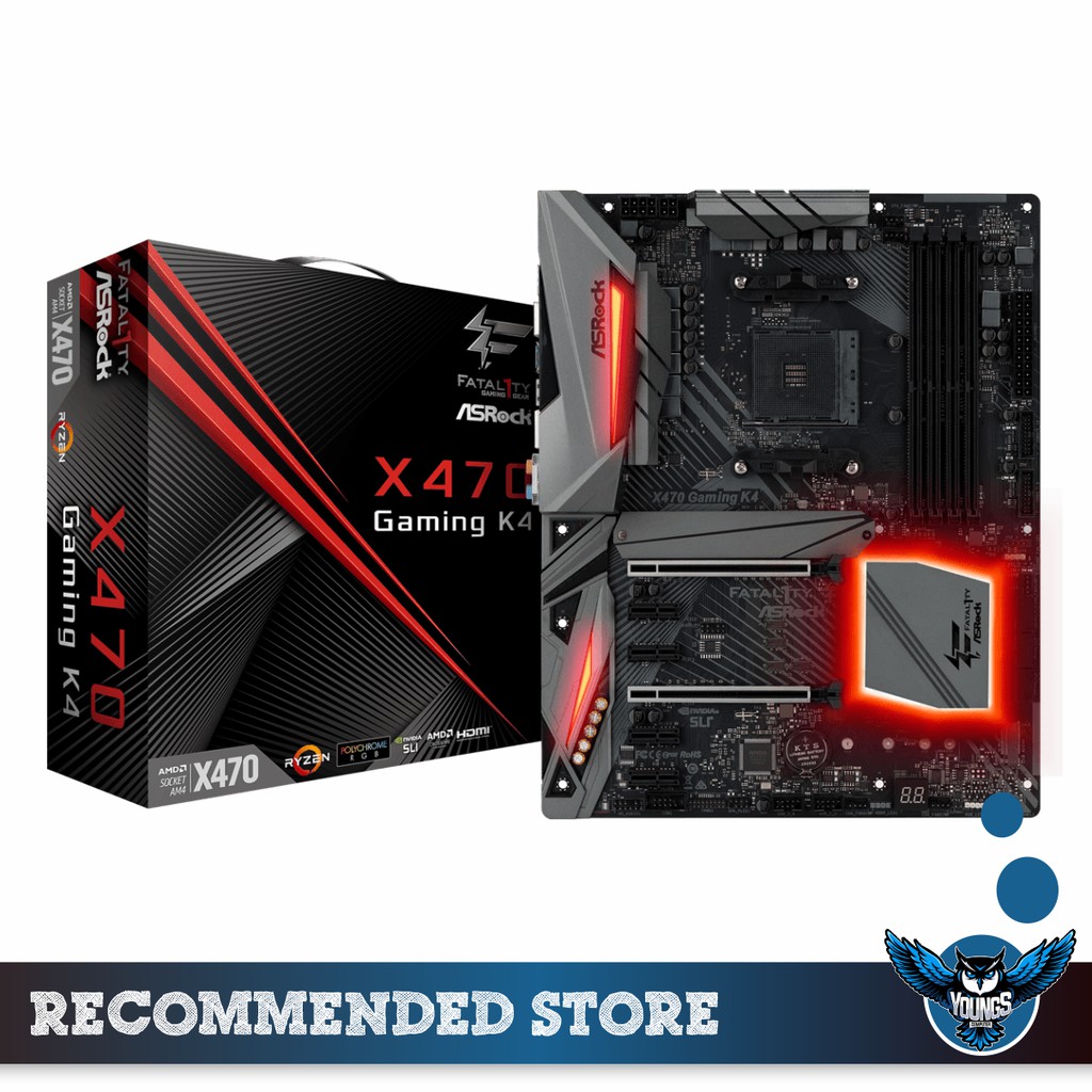 MOTHERBOARD AMD ASROCK FATAL1TY X470 GAMING K4 - AM4 DDR4 ATX