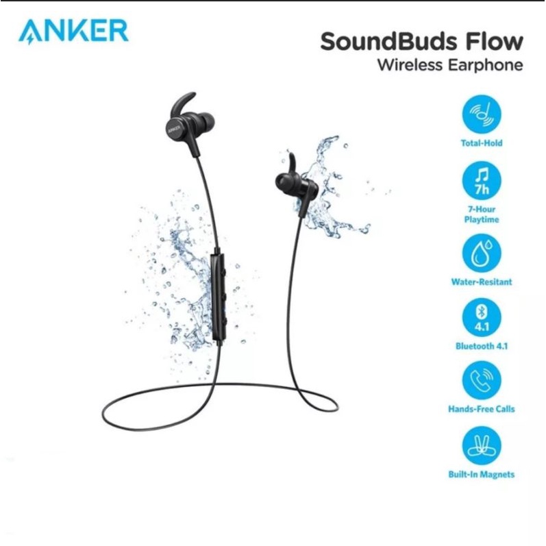 Anker Soundbuds Flow Earbuds Bluetooth A3234
