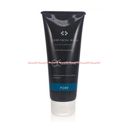 Illuminare Clear Facial Wash Pore With Charcoal Powder Sabun Muka 100g