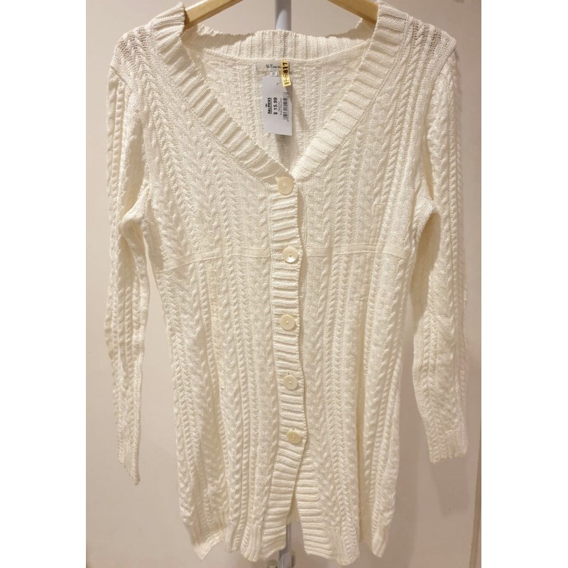 LONG CARDI RAJUT KEPANG