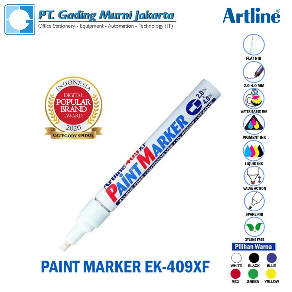 

SPIDOL PAINT MARKER ARTLINE EK 409 XF