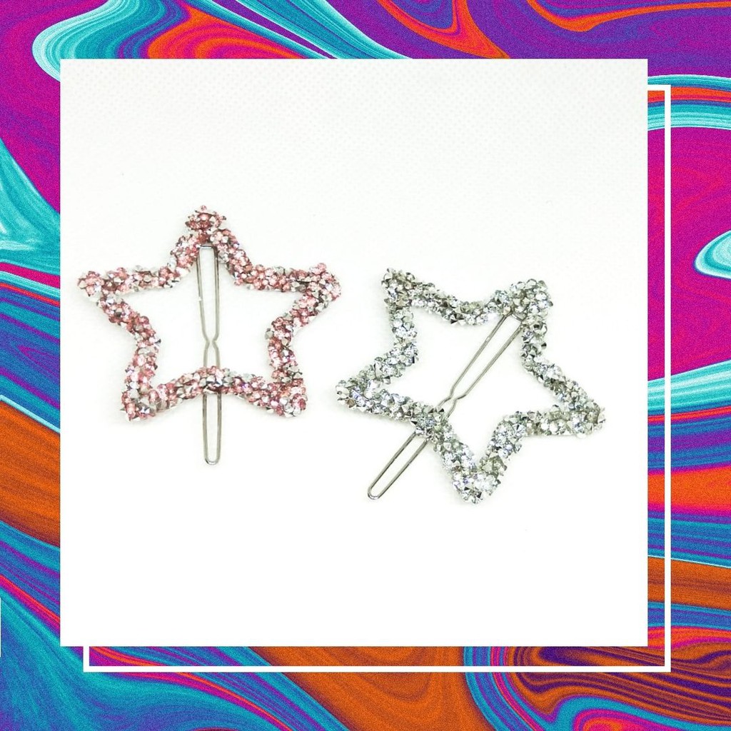 jepit rambut korea bintang mutiara