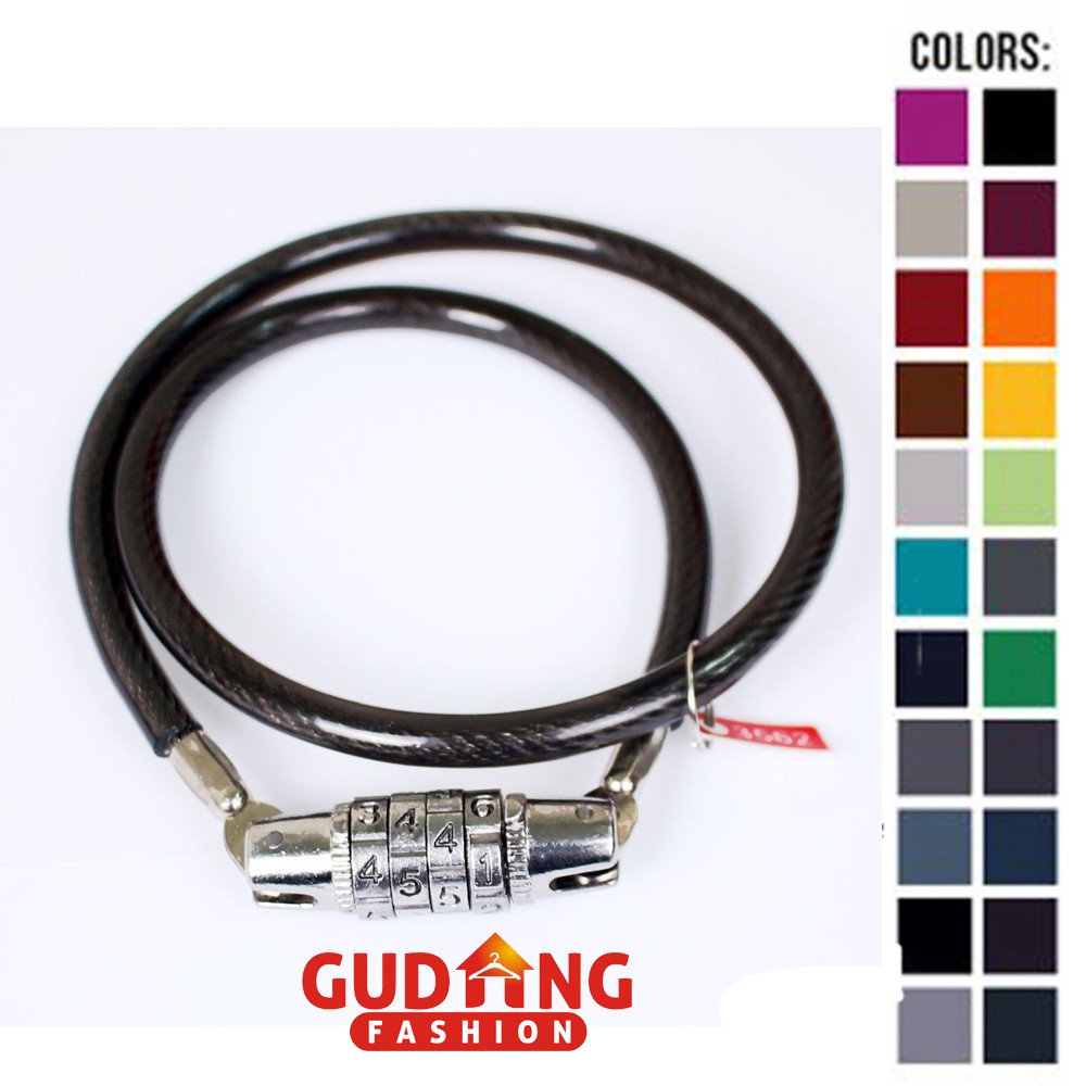 Gembok Helm Multifungsi, Bisa untuk Motor dan Sepeda dengan Kunci Pengaman Kode - MTR (COMB)