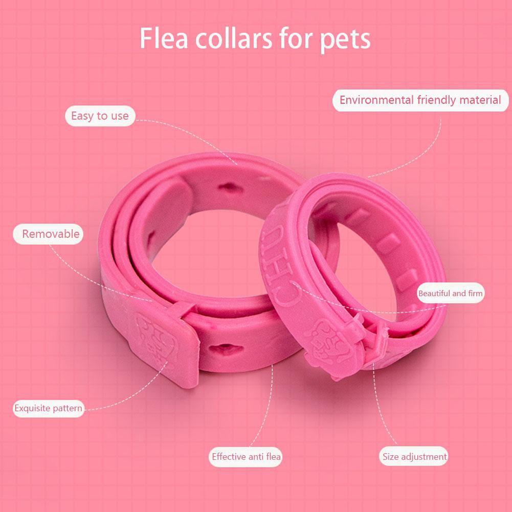 Kalung Pelindung Kutu Adjustable Untuk Anjing Dan Kucing Peliharaan