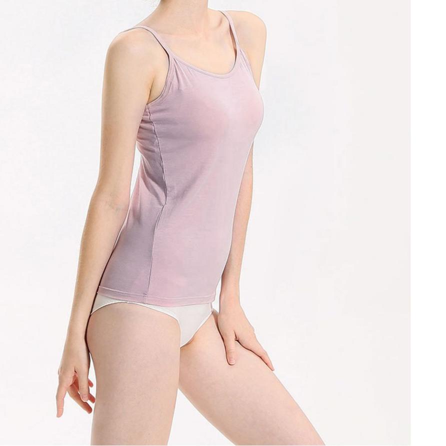 ™ Tanktop Bra Wanita Kaos Dalam Wanita Dengan Cup Bra Tali kecil Atasan Wanita ➽
