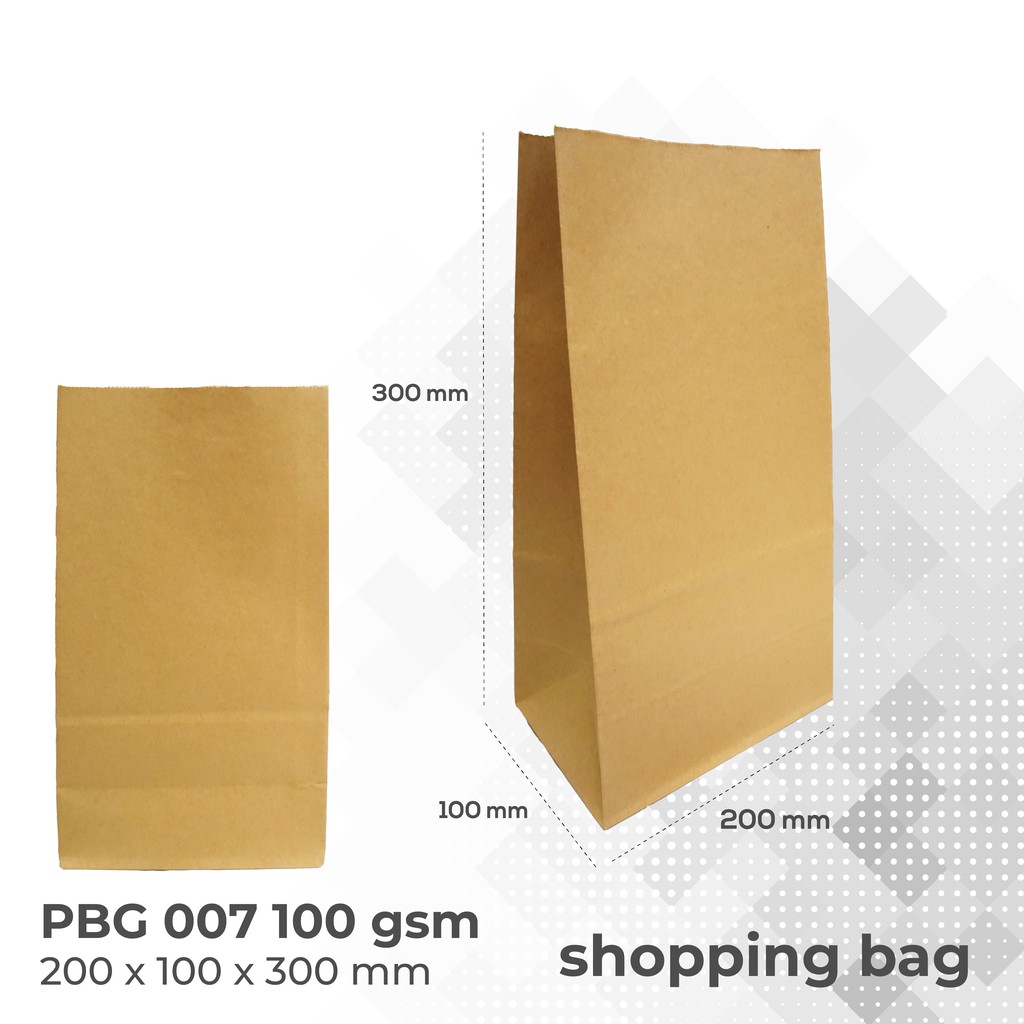 Paper Bag Shopping Bag Amplop (PBG7-15X10X30 Cm)