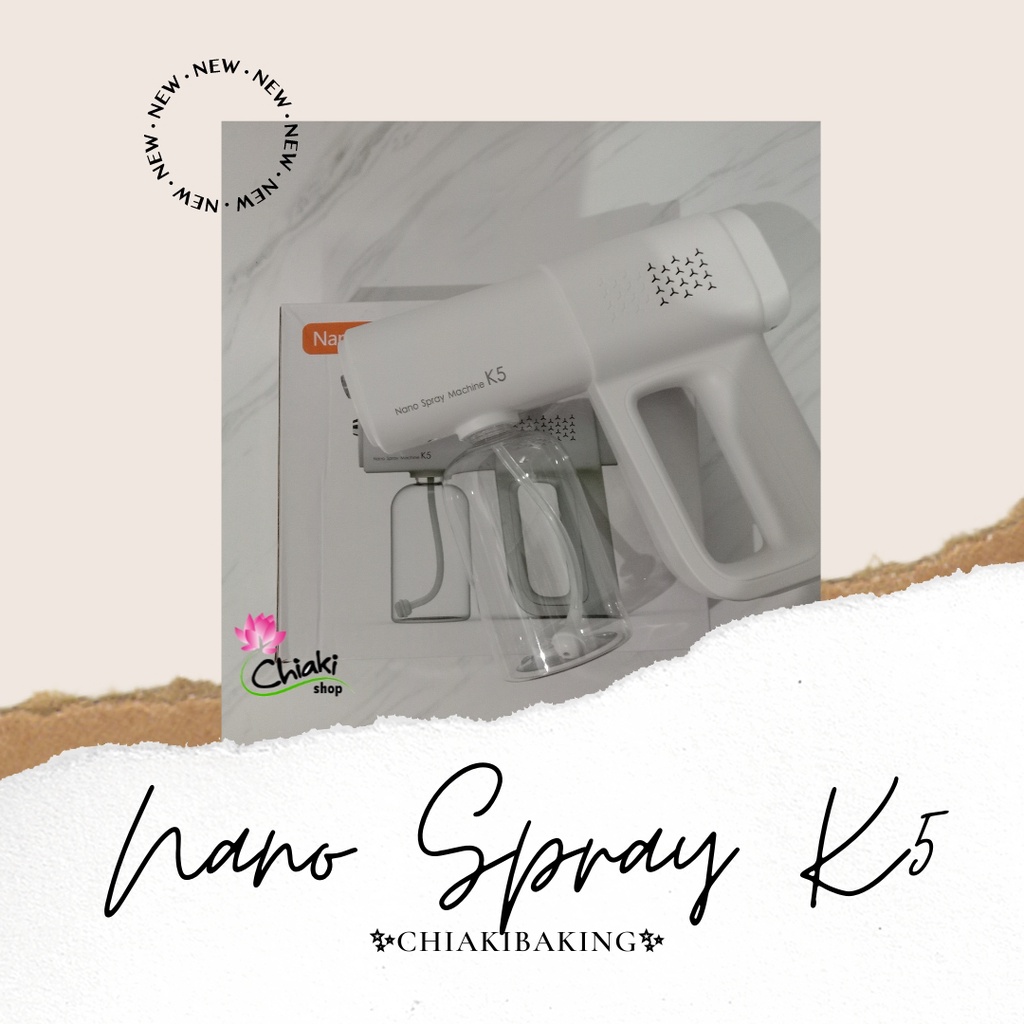 Spray Disinfectant / Nano Gun Disinfectant Wireless UV Sterilizer K5 / Fogging Saitizer Machine