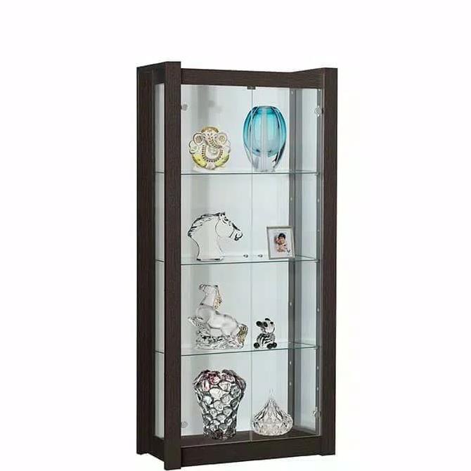 Lemari Hias Kaca / Lemari Pajangan Rak Kaca