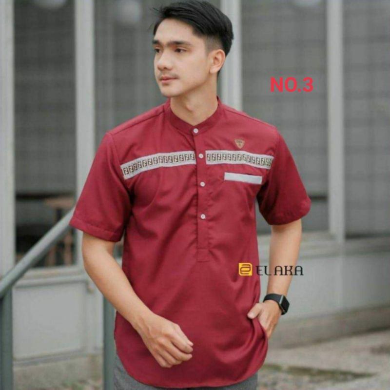 MURAH BAJU KOKO BORDIL BATIK GUS AZMI