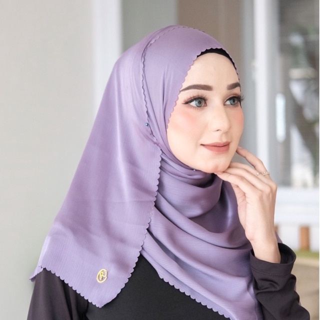PASHMINA MALAYSIA CRINKLE SILK - TARO Pashmina Malaysia Lasercut Premium - TARO