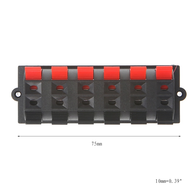 Btsg Strip Konektor Terminal Speaker Stereo 12 Way 2 Baris